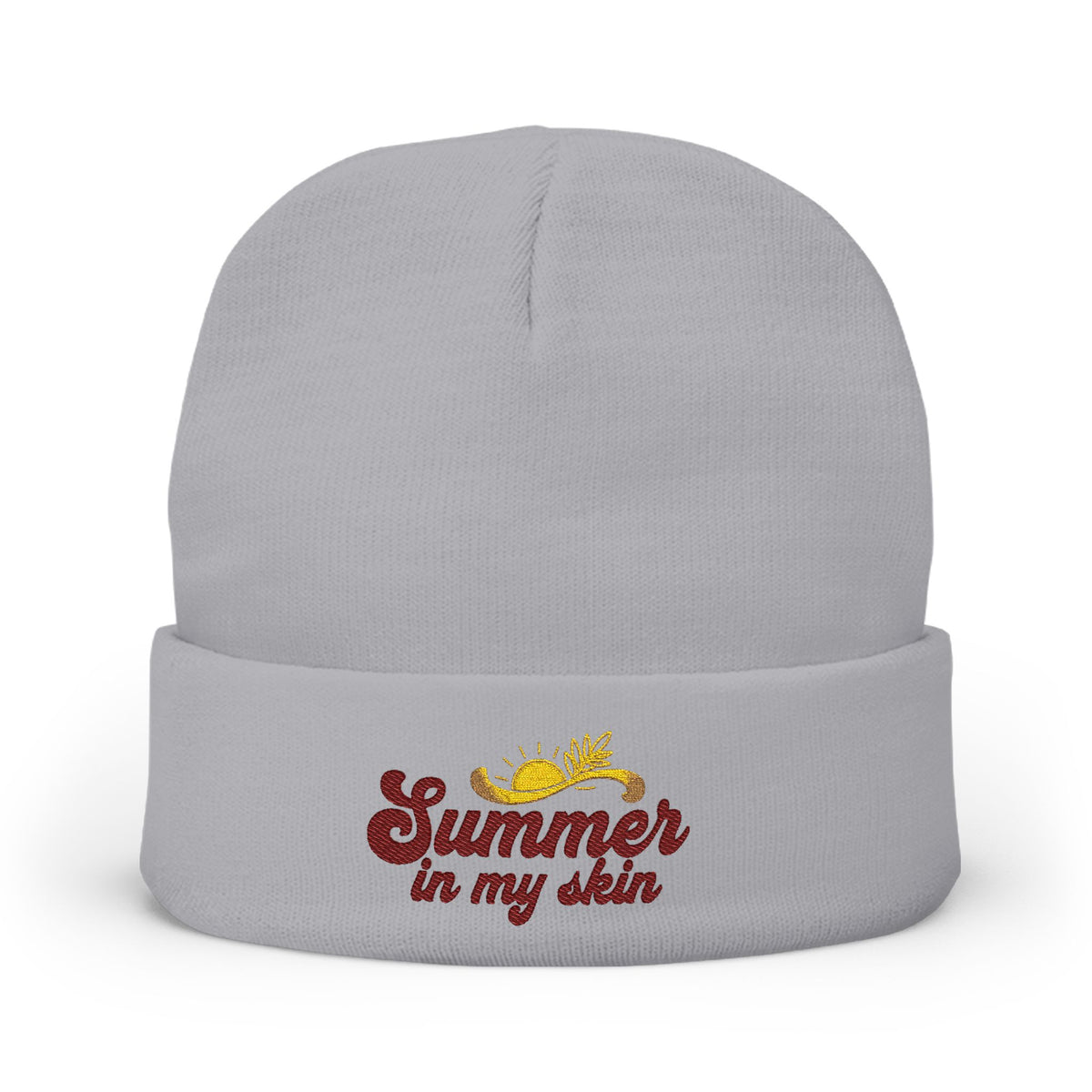 Knit Beanie (Embroidery)