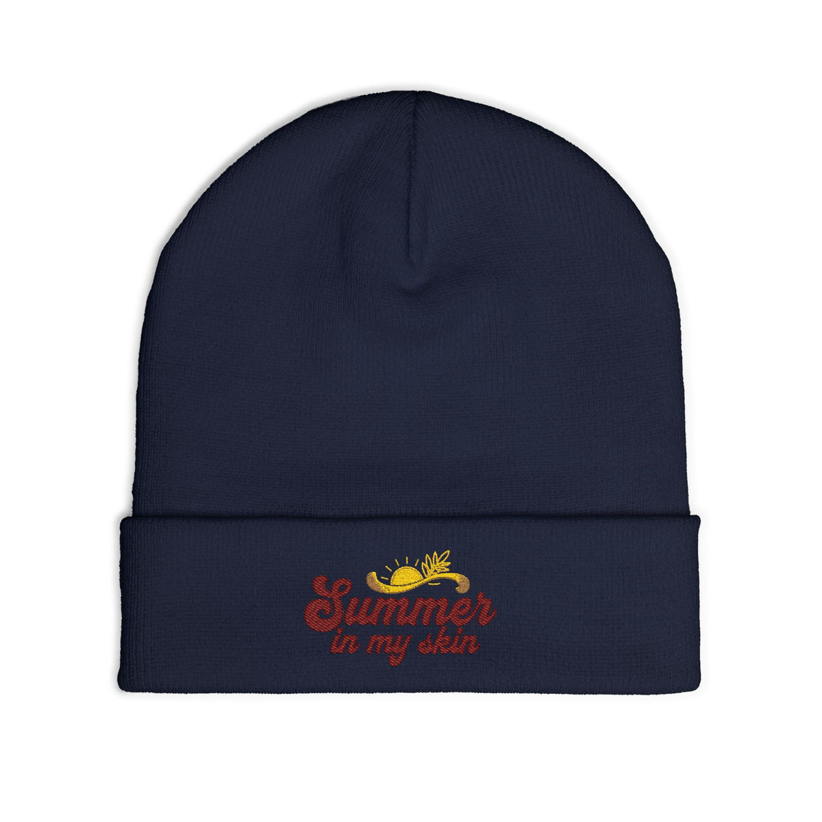 Knit Beanie (Embroidery)