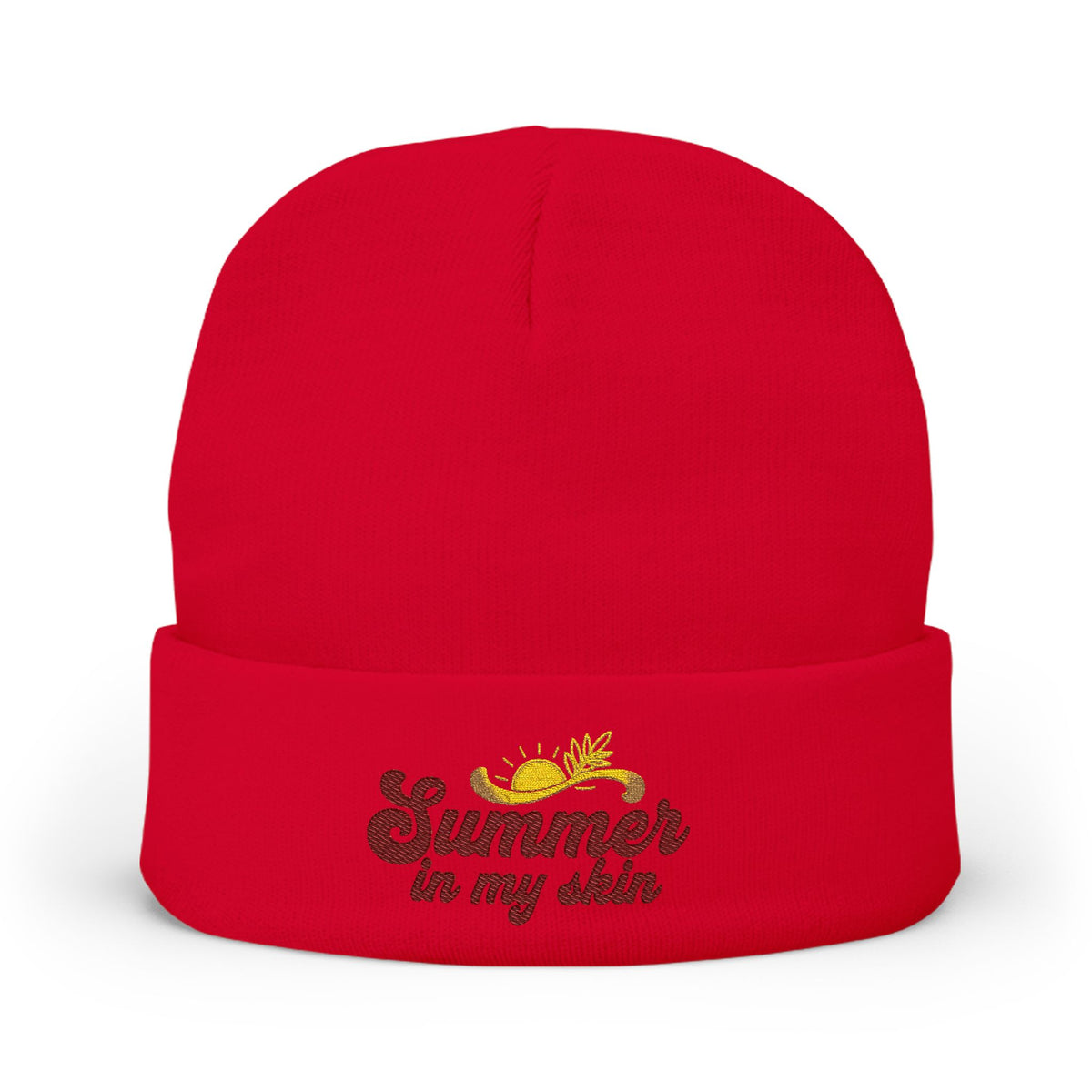 Knit Beanie (Embroidery)