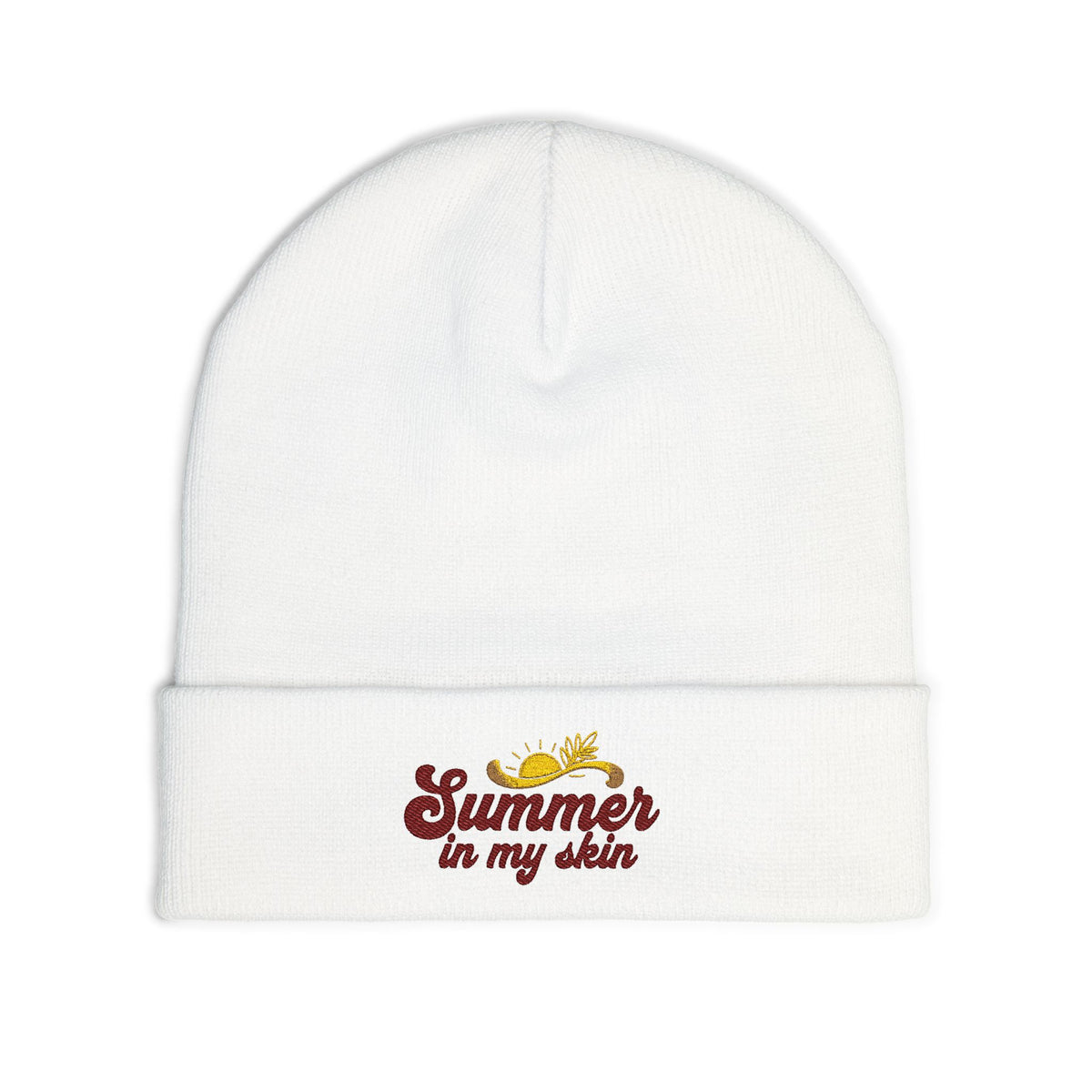 Knit Beanie (Embroidery)