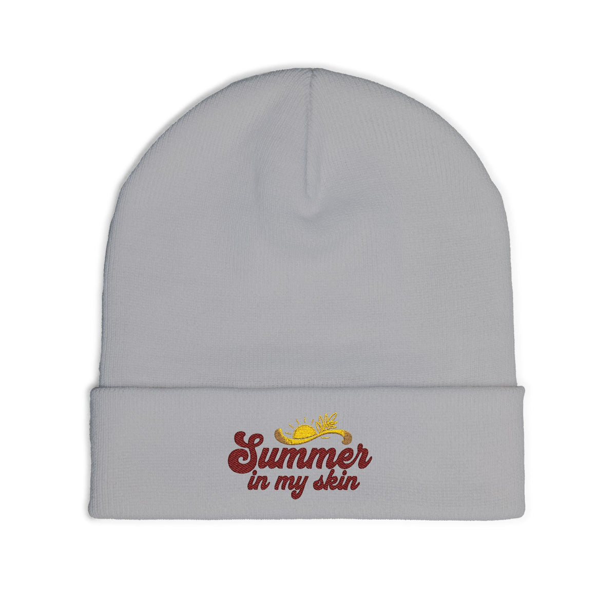 Knit Beanie (Embroidery)