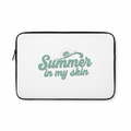 Summer in my Skin Laptop Sleeve front view